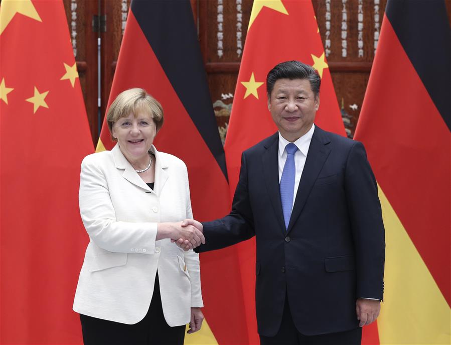 (G20 SUMMIT)CHINA-HANGZHOU-G20-XI JINPING-GERMAN CHANCELLOR-MEETING (CN) 