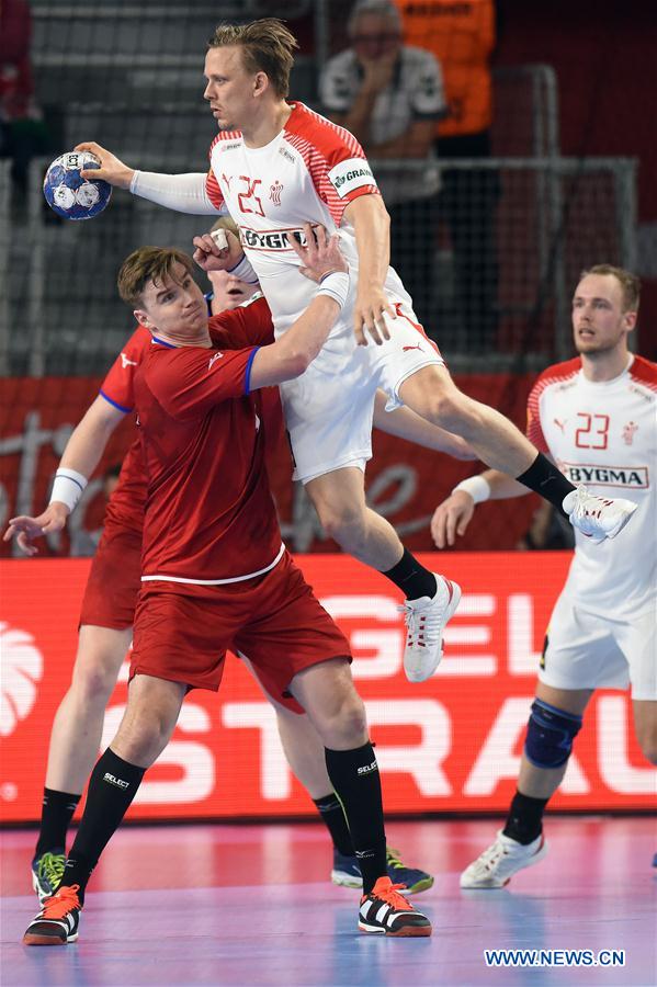 (SP)CROATIA-VARAZDIN-HANDBALL-EHF EURO 2018-CZE VS DEN