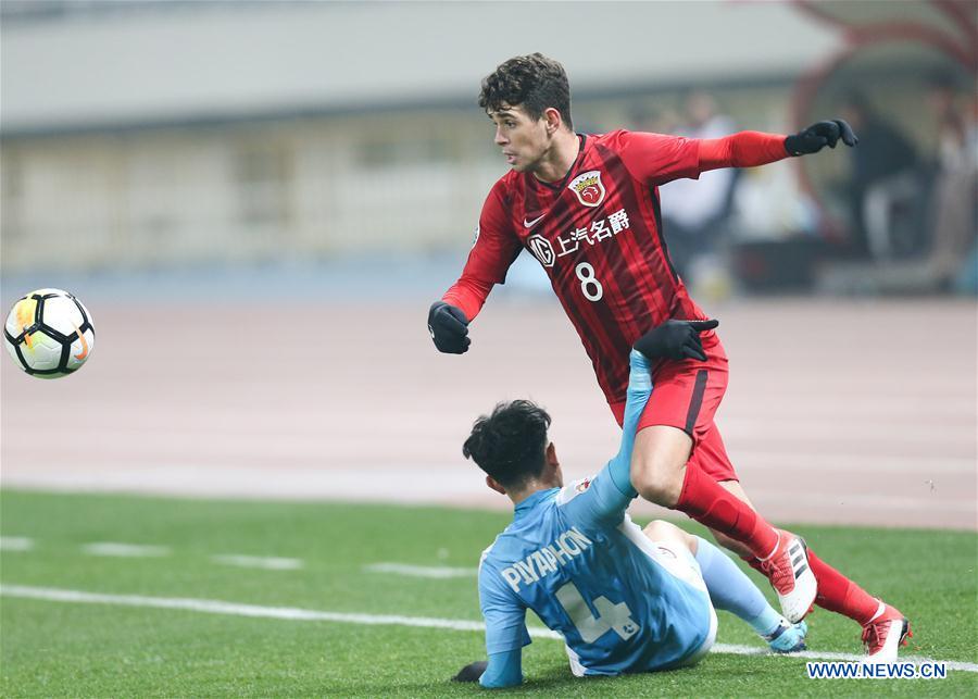 (SP)CHINA-SHANGHAI-SOCCER-AFC CHAMPIONS LEAGUE-QUALIFICATION-SHA VS CHI(CN)