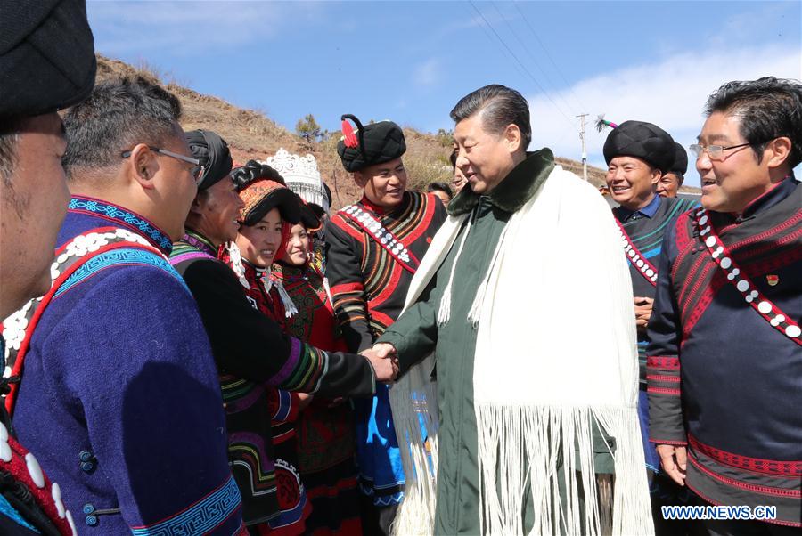 CHINA-SICHUAN-XI JINPING-VILLAGE-VISIT (CN)