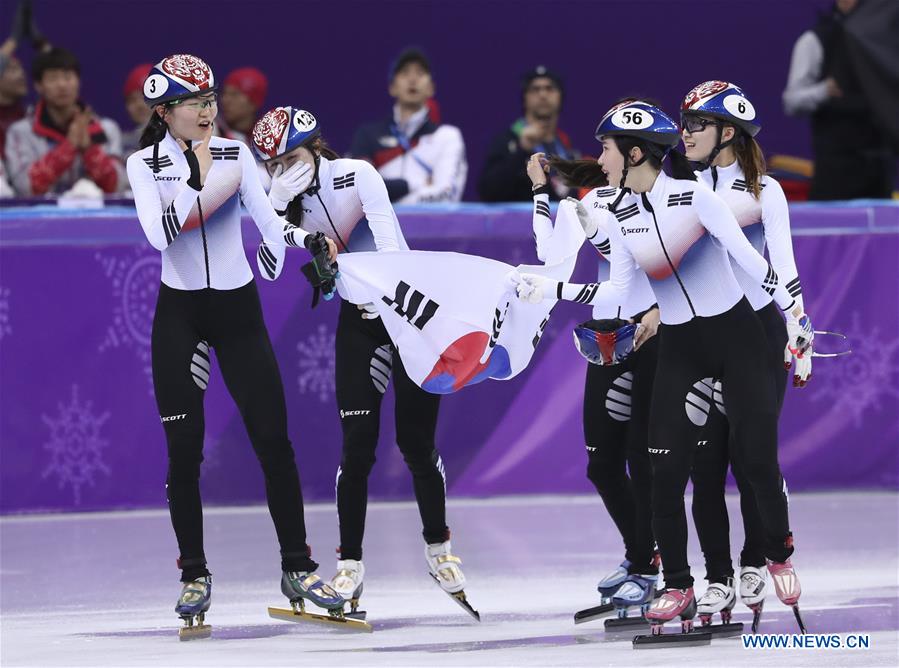 (SP)OLY-SOUTH KOREA-PYEONGCHANG-SHORT TRACK-LADIES' 3000M RELAY