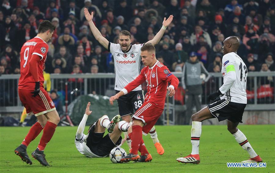 (SP)GERMANY-MUNICH-SOCCER-UEFA CHAMPIONS LEAGUE-BAYERN MUNICH VS BESIKTAS