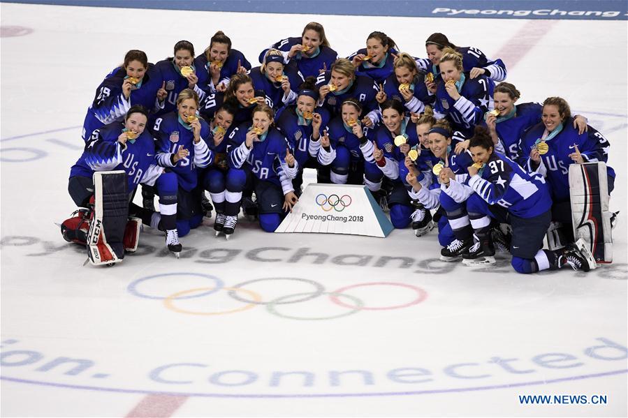 (SP)OLY-SOUTH KOREA-PYEONGCHANG-ICE HOCKEY-WOMEN-FINAL-USA VS CAN