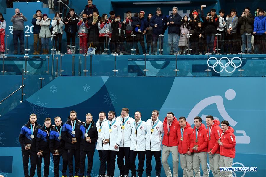 (SP)OLY-SOUTH KOREA-PYEONGCHANG-CURLING-MEN'S FINAL