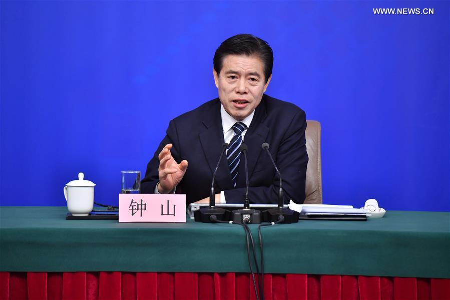 (TWO SESSIONS)CHINA-BEIJING-NPC-PRESS CONFERENCE-COMMERCE (CN)