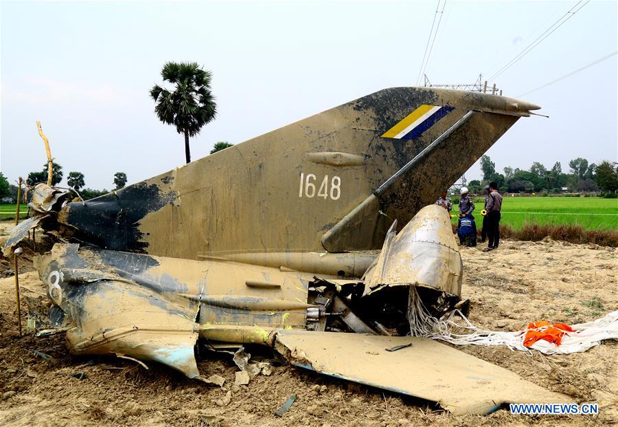 MYANMAR-TAUNGOO-MILITARY TRAINING JET-CRASH