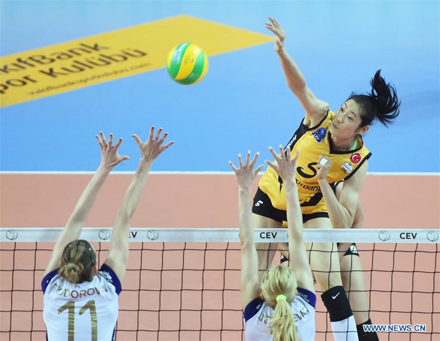 (SP)TURKEY-ISTANBUL-CEV CHAMPIONS LEAGUE-PLAYOFFS-VAKIFBANK VS VOLERO ZURICH