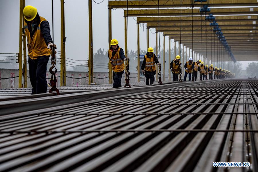 CHINA-HUBEI-HIGH-SPEED RAILWAY-CONSTRUCTION (CN)