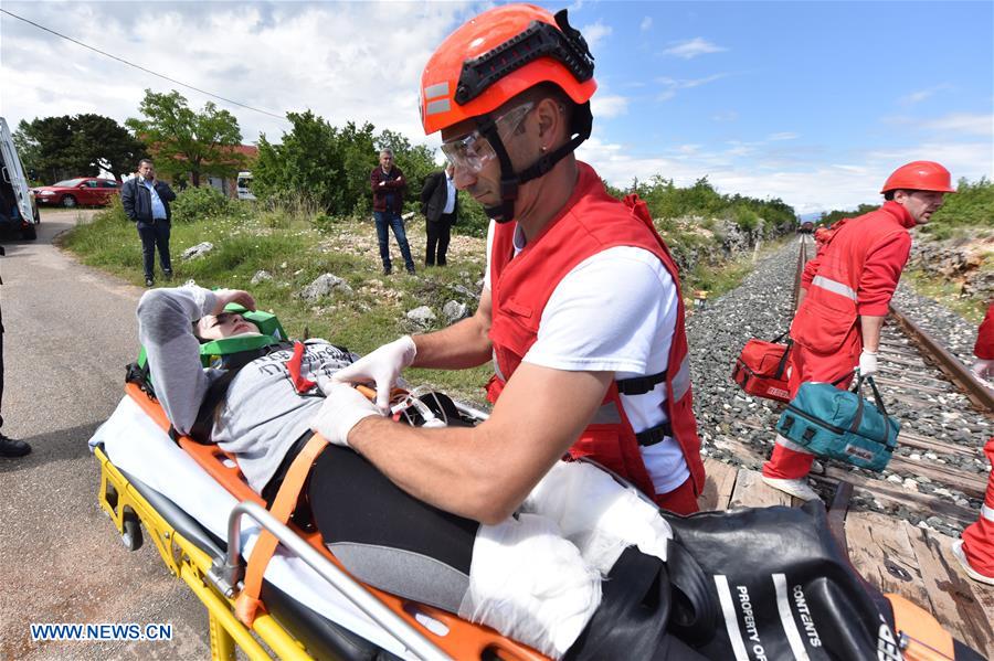 CROATIA-KISTANJE-RESCUE EXERCISE