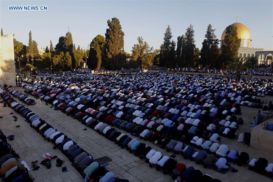 MIDEAST-JERUSALEM-AL-AQSA MOSQUE COMPOUND-RAMADAN