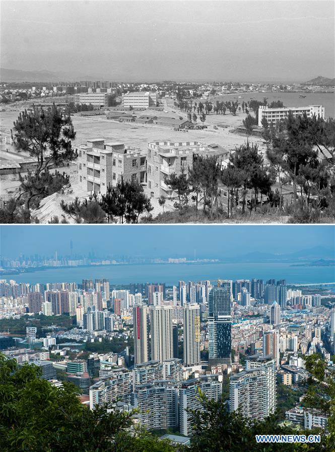 CHINA-GUANGDONG-SHENZHEN-DEVELOPMENT-COMPARISON (CN)