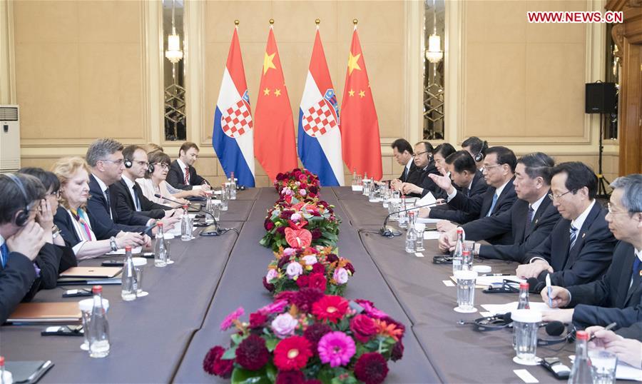 BULGARIA-SOFIA-LI KEQIANG-CROATIAN PM-MEETING 