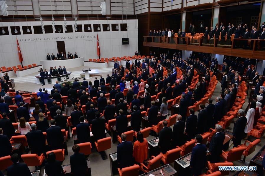 TURKEY-ANKARA-PARLIAMENT-OATH-TAKING