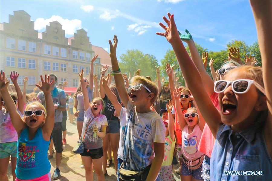 POLAND-MIKOLAJKI-COLOR RUN