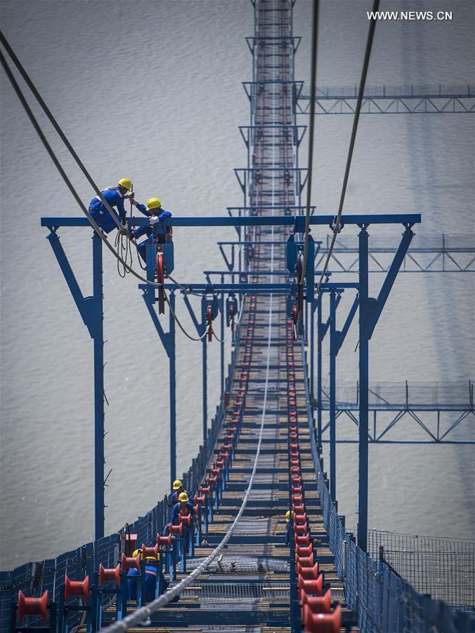 CHINA-HUBEI-WUHAN-BRIDGE-CONSTRUCTION (CN)