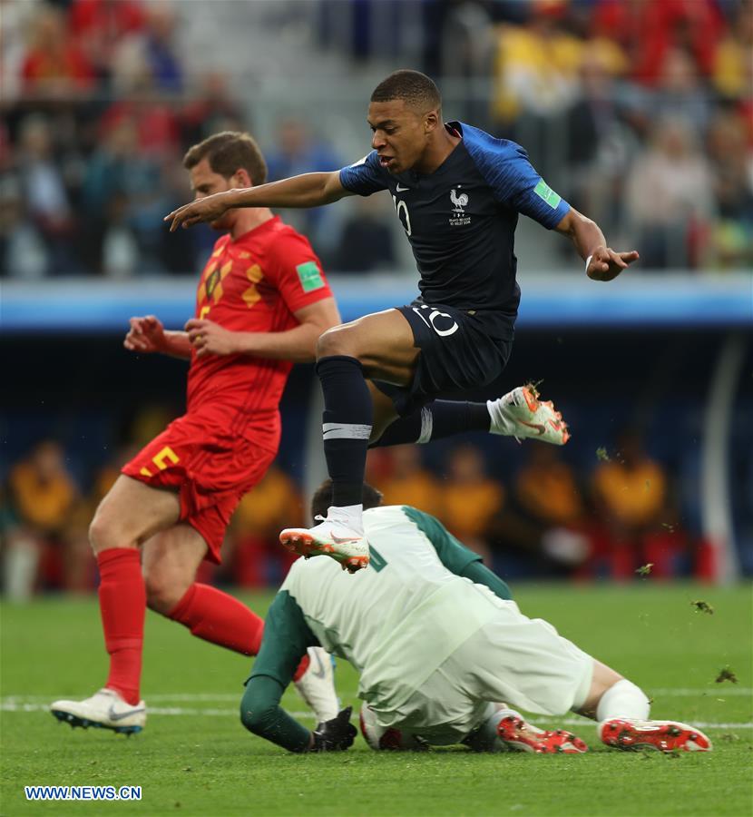 (SP)RUSSIA-SAINT PETERSBURG-2018 WORLD CUP-SEMIFINAL-FRANCE VS BELGIUM