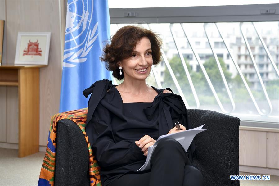 FRANCE-PARIS-UNESCO-AUDREY AZOULAY-INTERVIEW