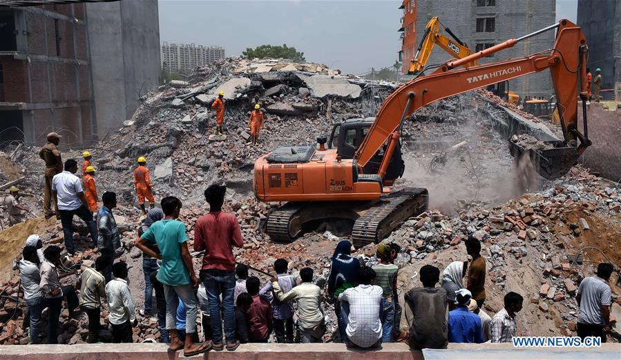 INDIA-GREATER NOIDA-BUILDING COLLAPSE