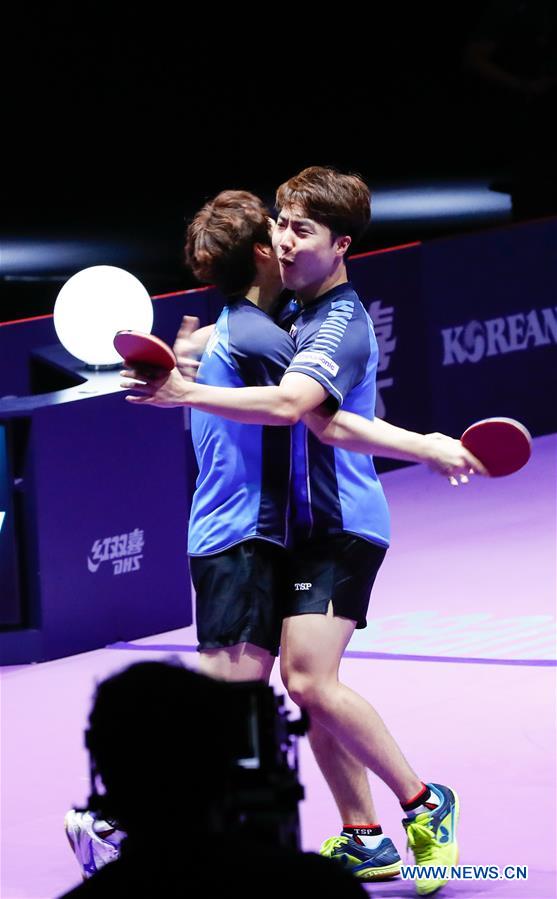 (SP)KOREA-DAEJEON-TABLE TENNIS-KOREA OPEN-MEN'S DOUBLE FINAL