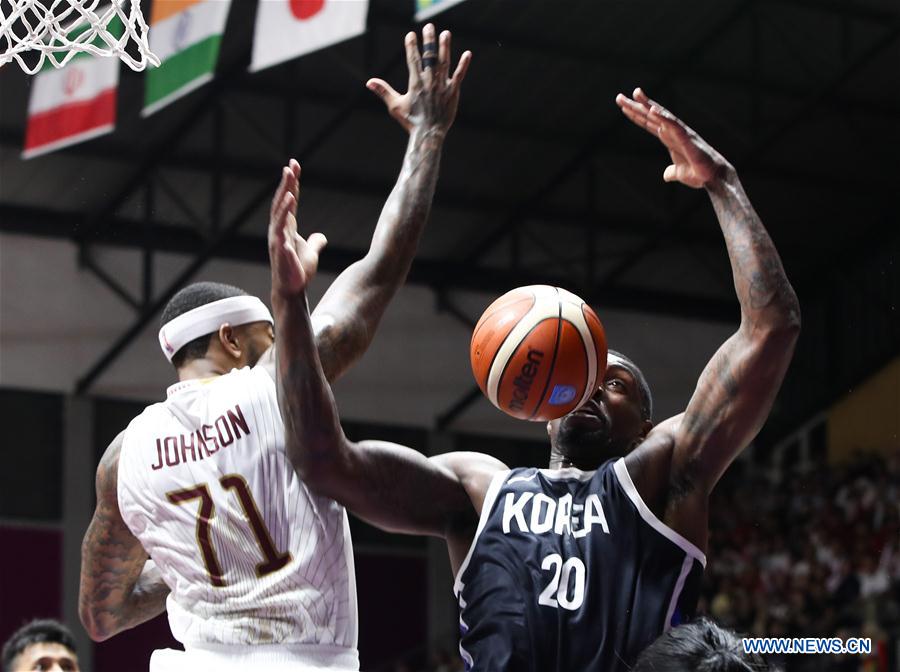 (SP)INDONESIA-JAKARTA-ASIAN GAMES-BASKETBALL-INDONESIA VS SOUTH KOREA