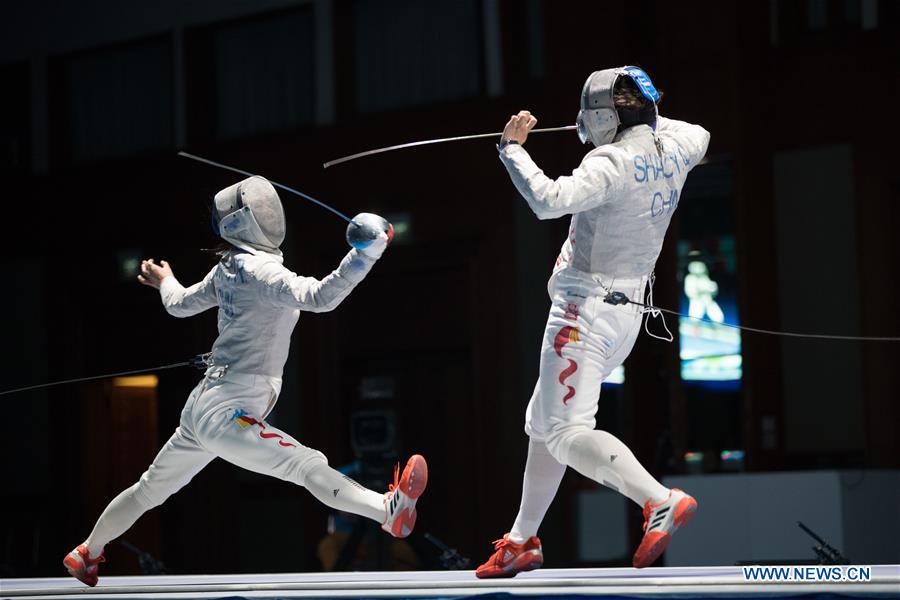 (SP)INDONESIA-JAKARTA-ASIAN GAMES-FENING-WOMEN'S SABRE INDIVIDUAL