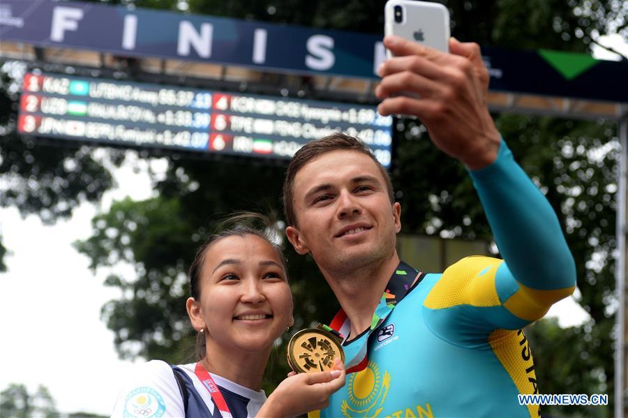 (SP)INDONESIA-SUBANG-ASIAN GAMES-CYCLING ROAD-MEN'S 40KM INDIVIDUAL TIME TRIAL