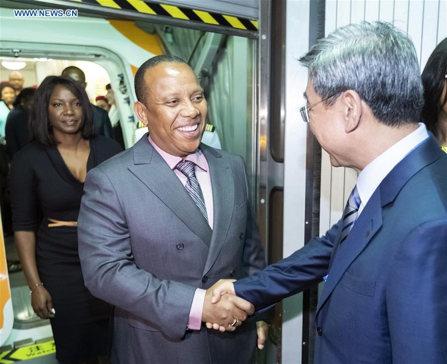 CHINA-BEIJING-SAO TOME AND PRINCIPE PM-ARRIVAL (CN)