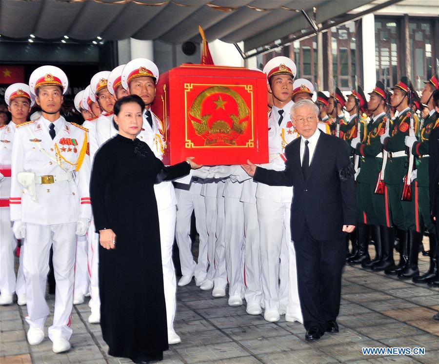 VIETNAM-HANOI-VIETNAMESE PRESIDENT TRAN DAI QUANG-STATE FUNERAL