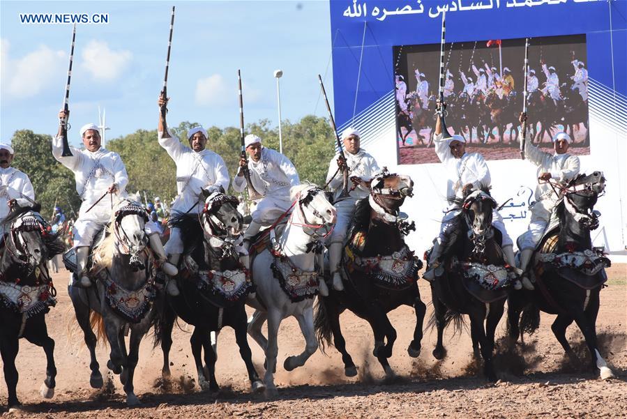 MOROCCO-EL JADIDA-HORSE EXHIBITION