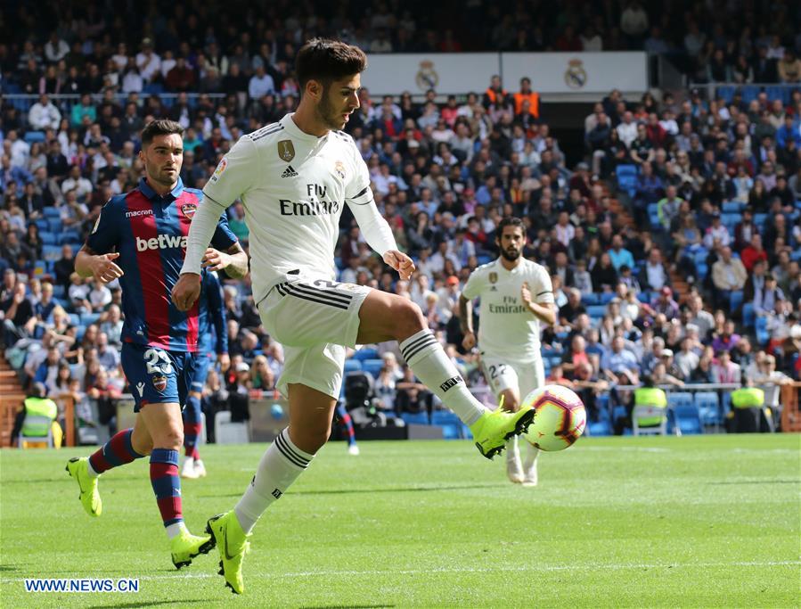 (SP)SPAIN-MADRID-SOCCER-SPANISH LEAGUE-REAL MADRID VS LEVANTE