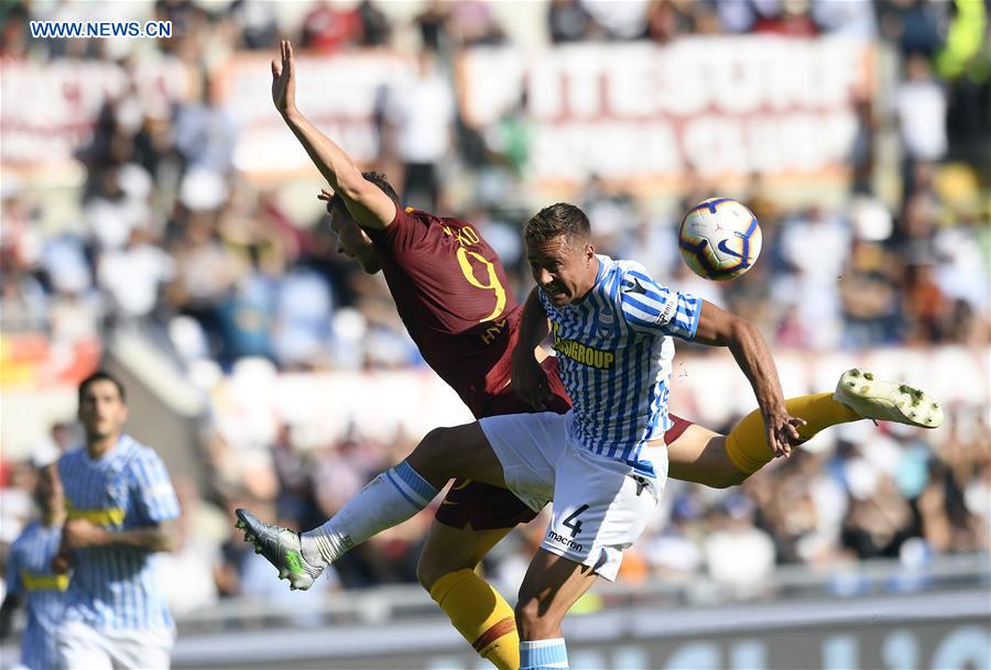 (SP)ITALY-ROME-SOCCER-ITALIAN SERIE A-SPAL VS ROMA