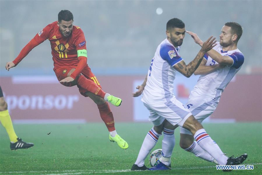 (SP)BELGIUM-BRUSSELS-SOCCER-UEFA NATIONS LEAGUE-BELGIUM VS ICELAND