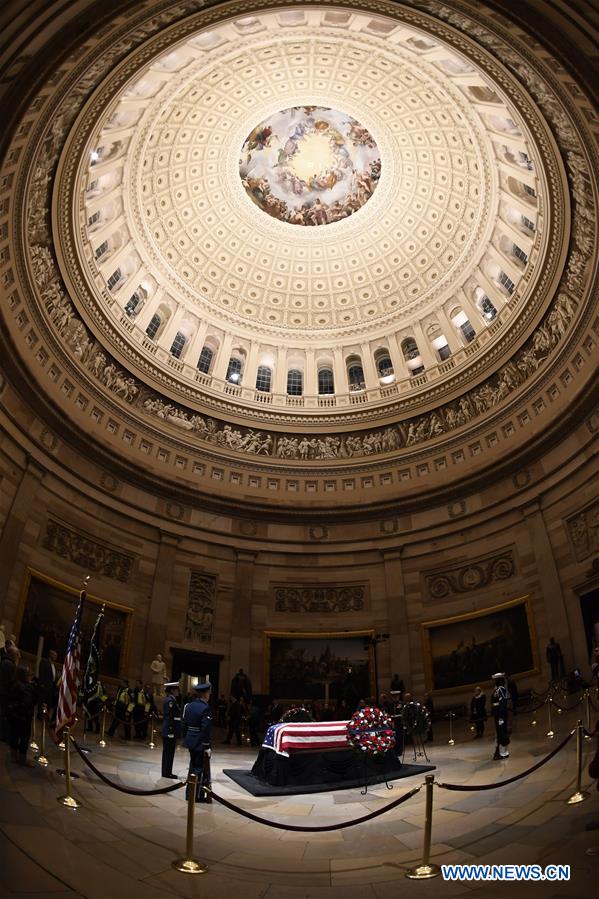 U.S.-WASHINGTON D.C.-GEORGE H.W. BUSH-MOURNING