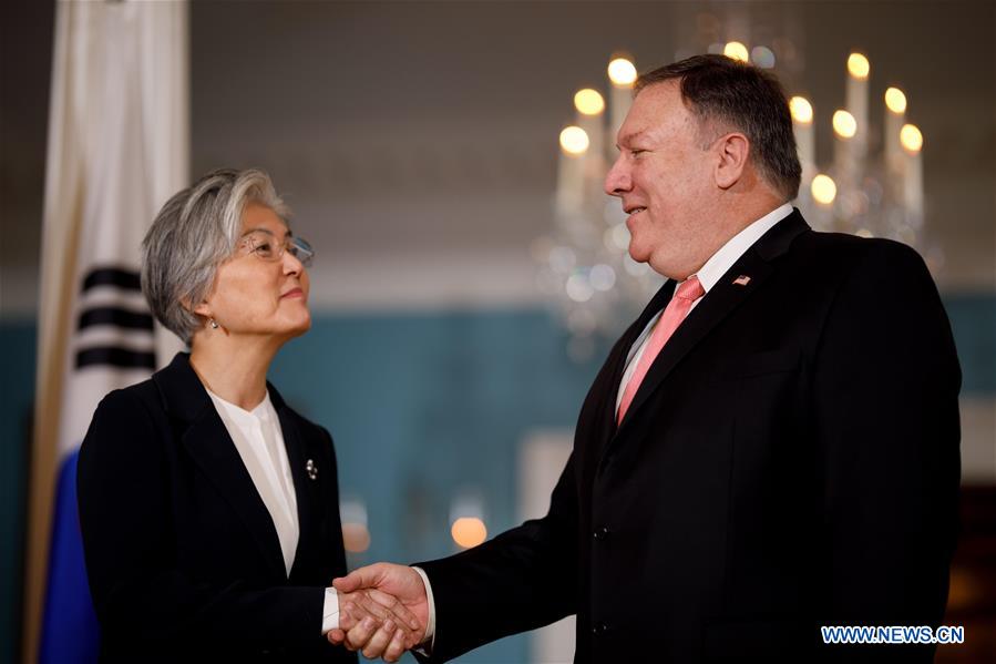 U.S.-WASHINGTON D.C.-POMPEO-SOUTH KOREA-FM-MEETING