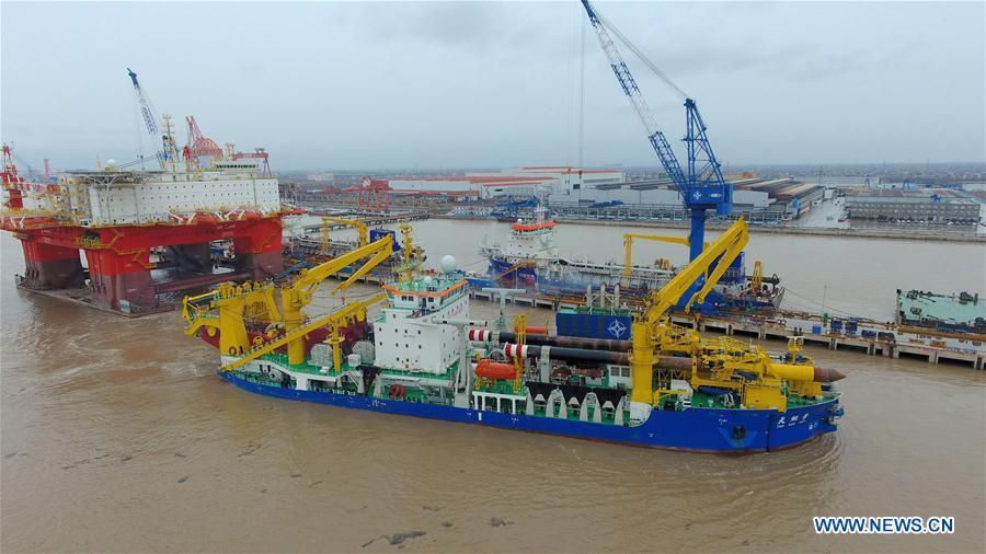 CHINA-LARGE DREDGING VESSEL-TIAN KUN HAO-SEA TRIAL-COMPLETION (CN)