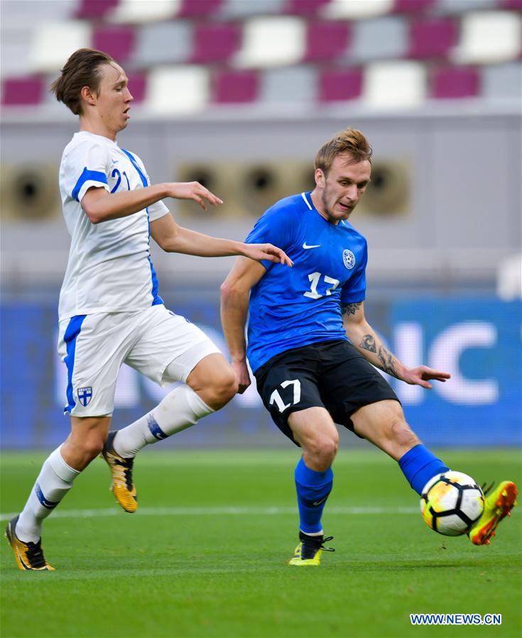 (SP)QATAR-DOHA-SOCCER-INT'L FRIENDLY-ESTONIA VS FINLAND