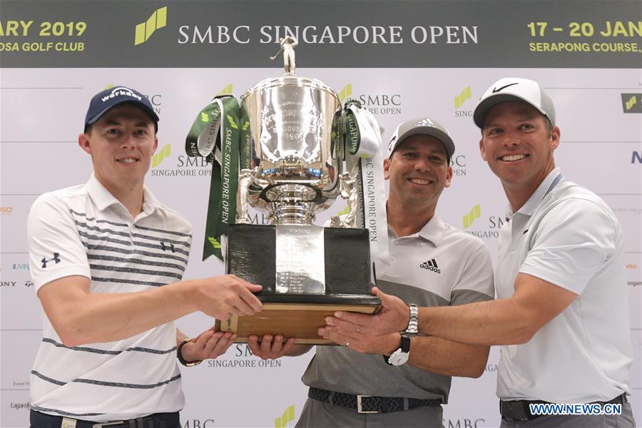 (SP)SINGAPORE-GOLF-SMBC SINGAPORE OPEN-PRESS CONFERENCE