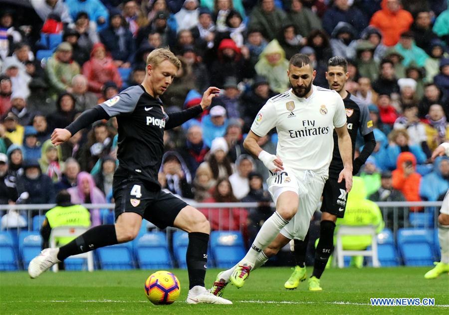 (SP)SPAIN-MADRID-SPANISH LEAGUE-REAL MADRID VS SEVILLA