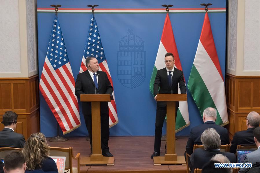 HUNGARY-BUDAPEST-U.S.-SECRETARY OF STATE-VISIT