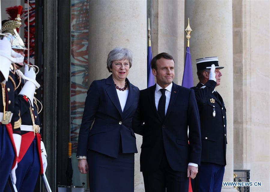 FRANCE-PARIS-BRITISH PM-VISIT