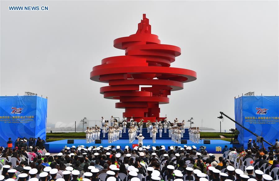 CHINA-SHANDONG-QINGDAO-MILITARY MUSIC DISPLAY (CN)