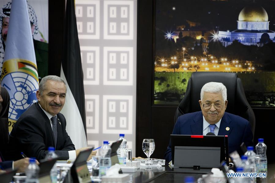 MIDEAST-RAMALLAH-PRESIDENT-CABINET MEETING