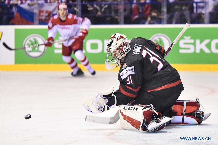 (SP)SLOVAKIA-KOSICE-ICE HOCKEY-IIHF-WORLD CHAMPIONSHIP-GROUP A-CAN-DEN