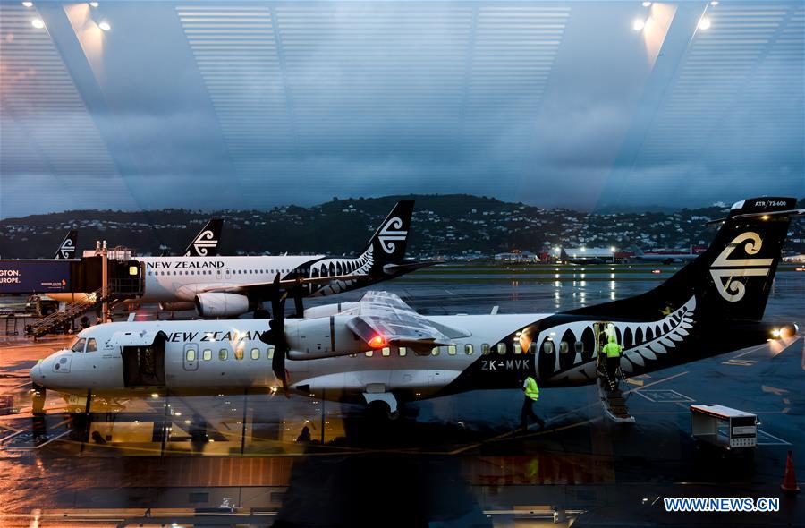 NEW ZEALAND-WELLINGTON-LIGHTNING-FLIGHT RETURN