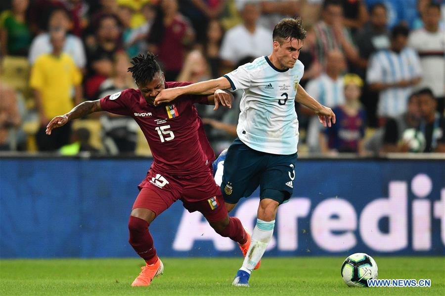 (SP)BRAZIL-RIO DE JANEIRO-FOOTBALL-COPA AMERICA 2019-ARG VS VEN