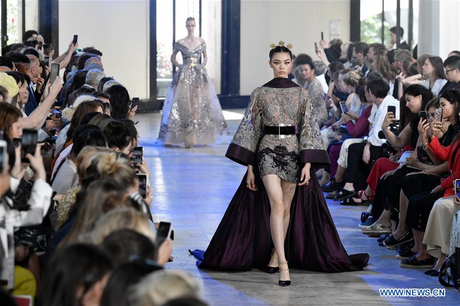 FRANCE-PARIS-FASHION WEEK-ELIE SAAB