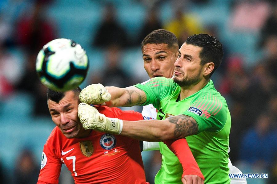 (SP)BRAZIL-PORTO ALEGRE-SOCCER-COPA AMERICA 2019-CHILE VS PERU