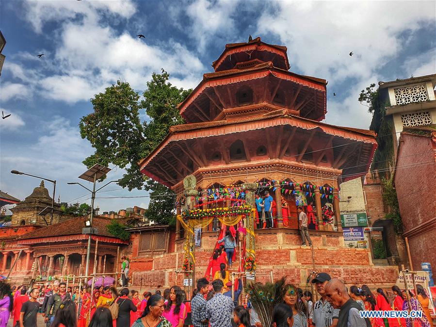 NEPAL-KATHMANDU-KRISHNA JANMASTHAMI FESTIVAL