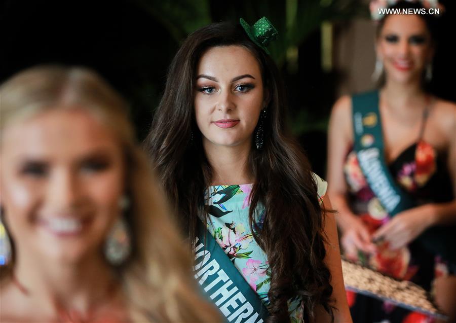 PHILIPPINES-MANILA-MISS EARTH 2019-MEDIA PRESENTATION