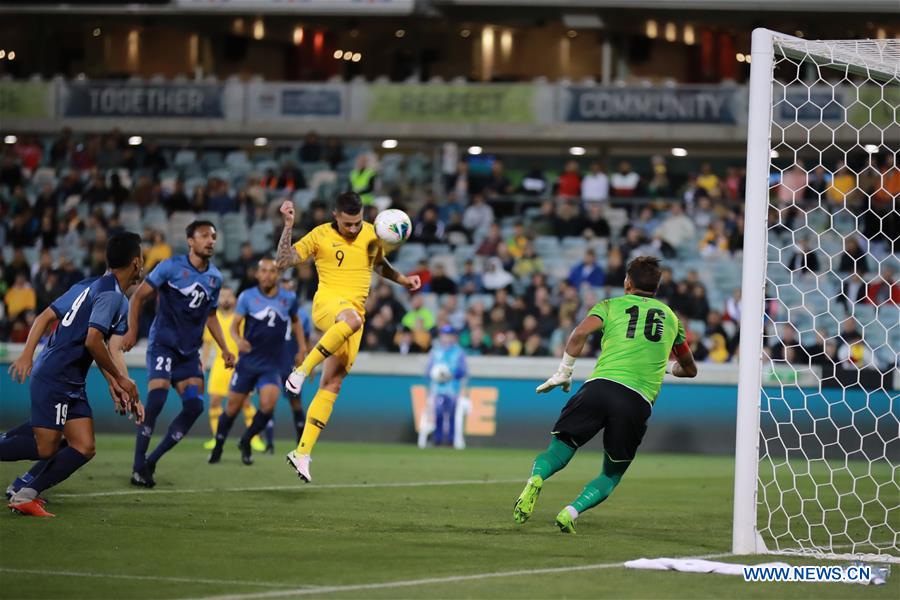 (SP)AUSTRALIA-CANBERRA-SOCCER-2022 FIFA WORLD CUP QUALIFIER-AUS VS NPL